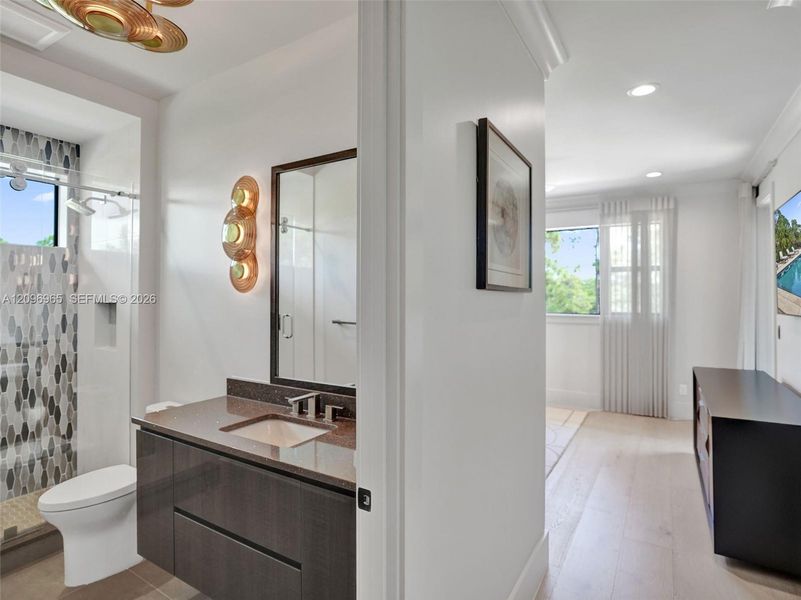 Furnished interior view inside a new home in , Hobe Sound (Image 45).