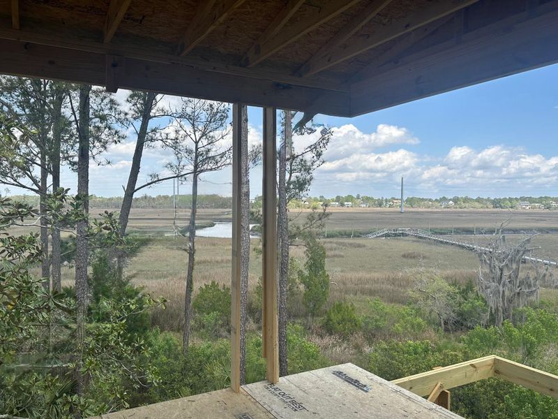 Exterior details and patio area of a home in The Preserve at Pennys Creek, Johns Island (Image 2).