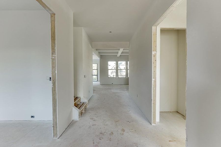 In-progress construction of a new home in , Jefferson, GA (Image 35).