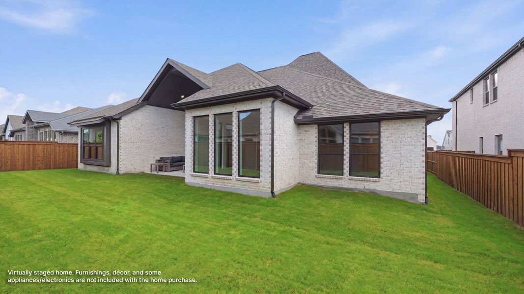 Exterior details and patio area of a home in Terraces, Rockwall (Image 2).