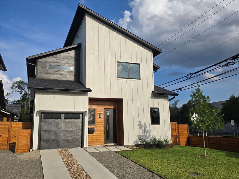 Exterior view of the front.