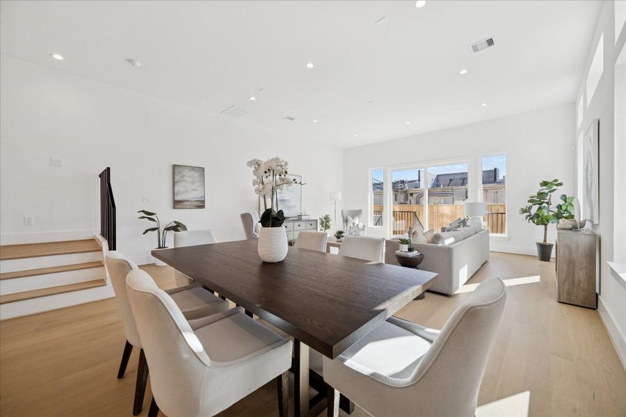 Furnished interior view inside a new home in , Houston (Image 18).