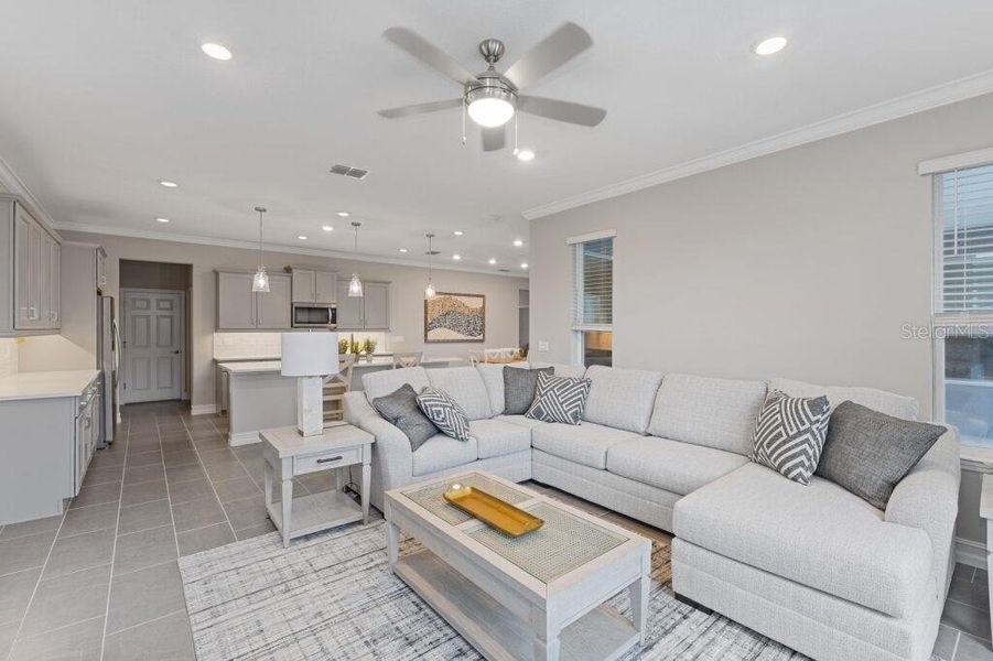 Furnished interior view inside a new home in Ocala Preserve, Ocala (Image 13).