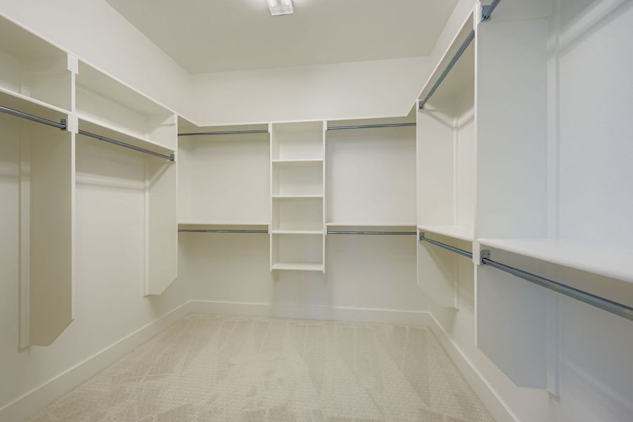 Plan 1562 Representative Photo - Main Closet