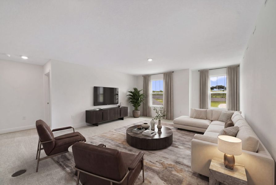 Furnished interior view inside a new home in Vintner Reserve, Clermont (Image 14).