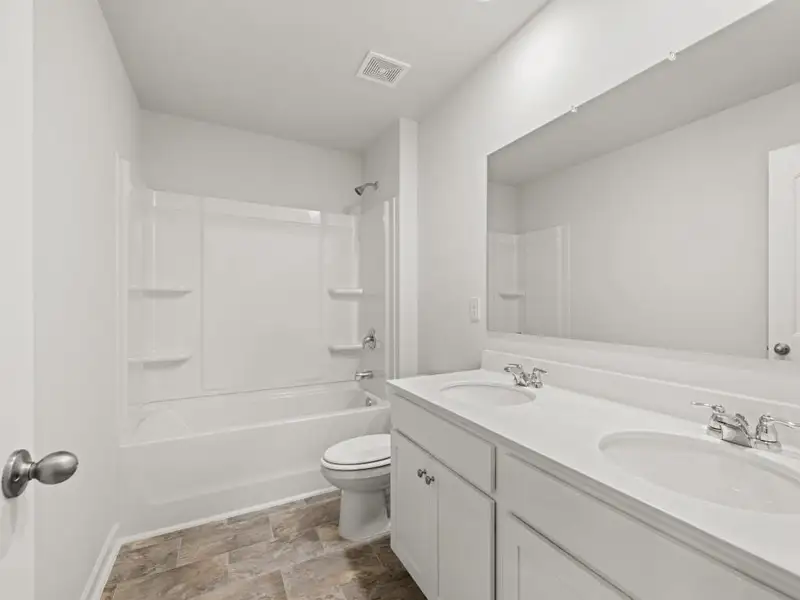 Furnished interior view inside a new home in Thompson Ridge, Dallas (Image 8). Furnished interior view inside a new home in Thompson Ridge, Dallas (Image 8).