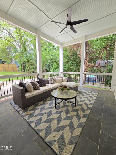 Downstairs Rear Porch