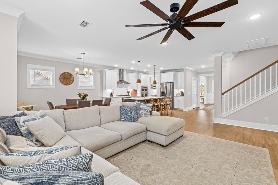 Furnished interior view inside a new home in , Johns Island (Image 29).