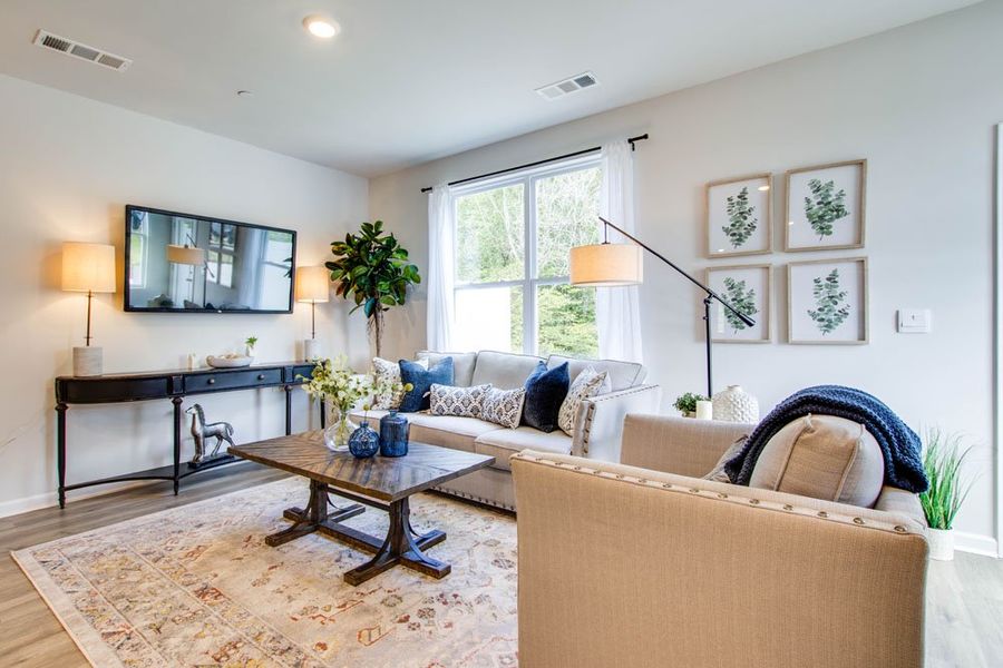 Representative furnished interior of a home built from the MEDFORD by D.R. Horton in Paddington Place, Baxter (Image 15).