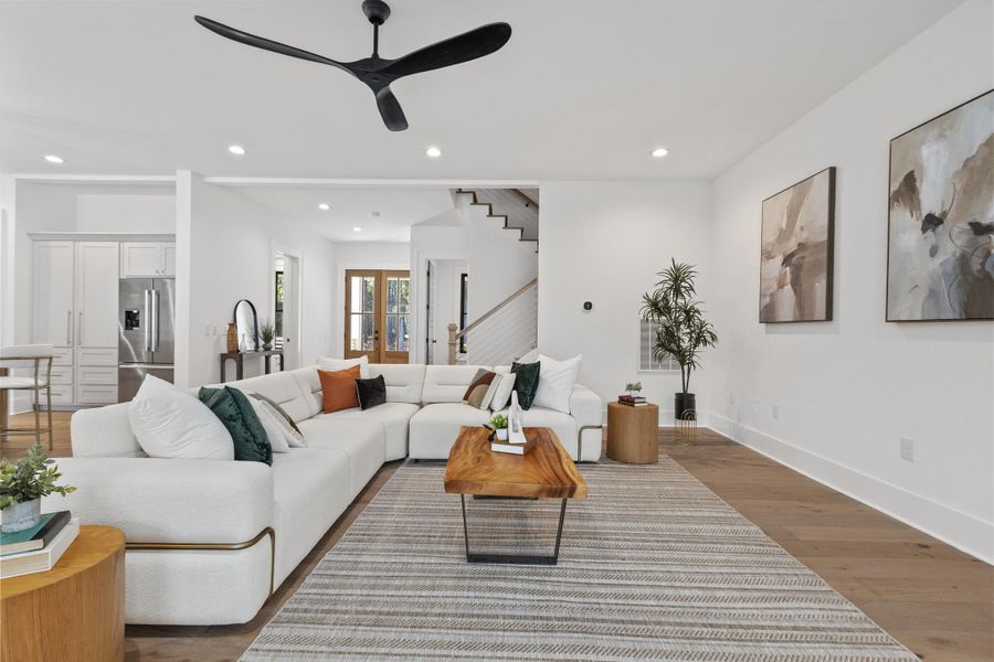 Furnished interior view inside a new home in , Johns Island (Image 10).