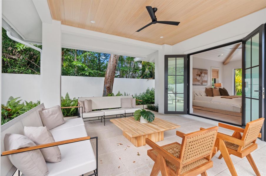Furnished interior view inside a new home in , Delray Beach (Image 23).
