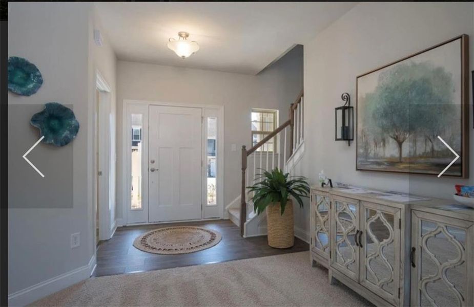 Furnished interior view inside a new home in Thunder Ridge, Dawsonville (Image 7).