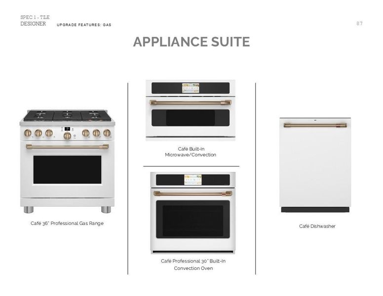 Classic Look Palette 2: Appliance Selection Sheet (*Artist rendering used for illustration purposes only.) Classic Look Palette 2: Appliance Selection Sheet (*Artist rendering used for illustration purposes only.)