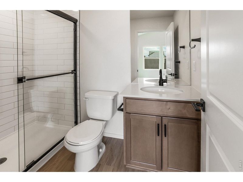 Furnished interior view inside a new home in Prairie Song Story Collection - Single Family Homes, Windsor (Image 9).