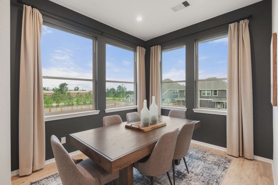 Furnished interior view inside a new home in Woodforest, Montgomery (Image 6).