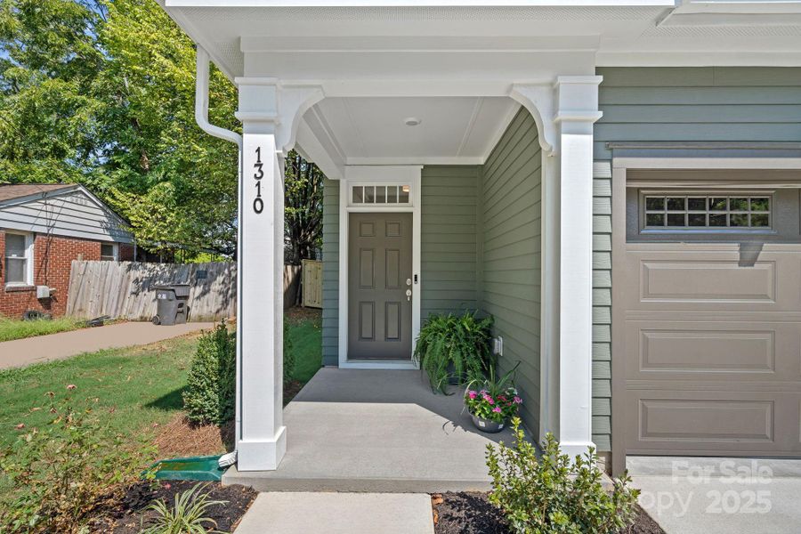 Exterior details and patio area of a home in , Charlotte (Image 3). Exterior details and patio area of a home in , Charlotte (Image 3).