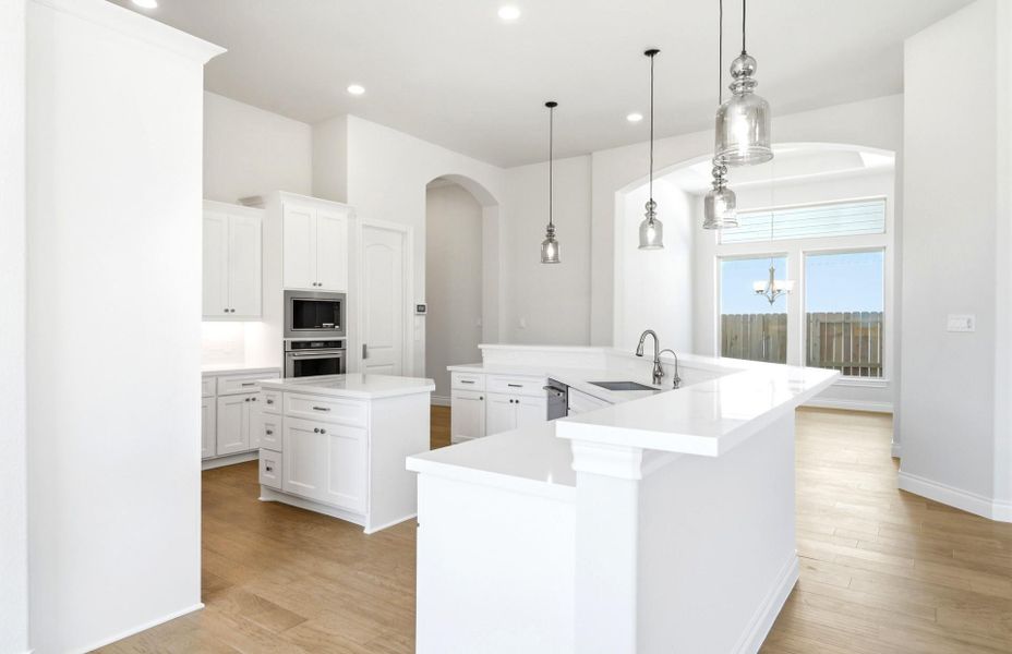 Furnished interior view inside a new home in The Highlands 55′, Porter (Image 11).