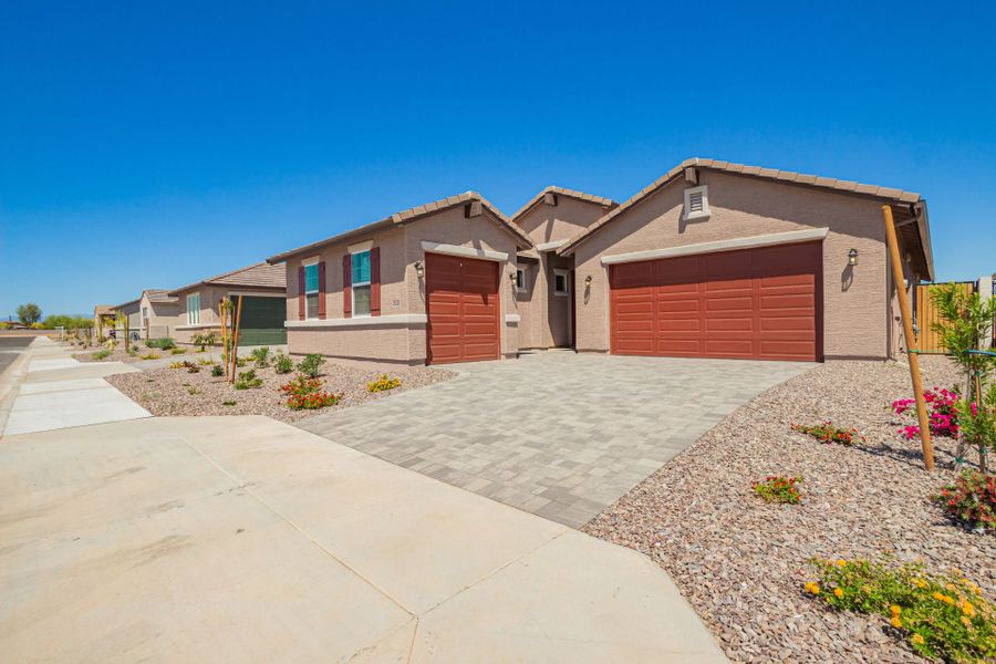 2D floor plan layout of this home in The Views at Rancho Cabrillo, Peoria, AZ (Image 8).