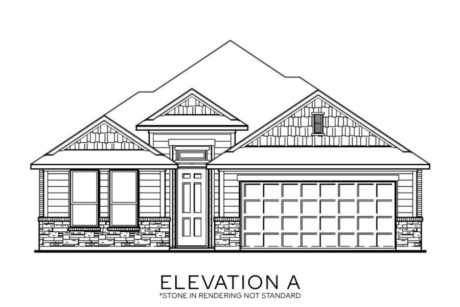 Representative rendering of the exterior for the The Alamo by Lillian Custom Homes (Image 4). Representative rendering of the exterior for the The Alamo by Lillian Custom Homes (Image 4).