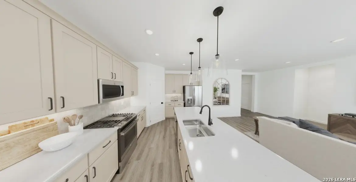 Furnished interior view inside a new home in Hennersby Hollow, San Antonio (Image 4).