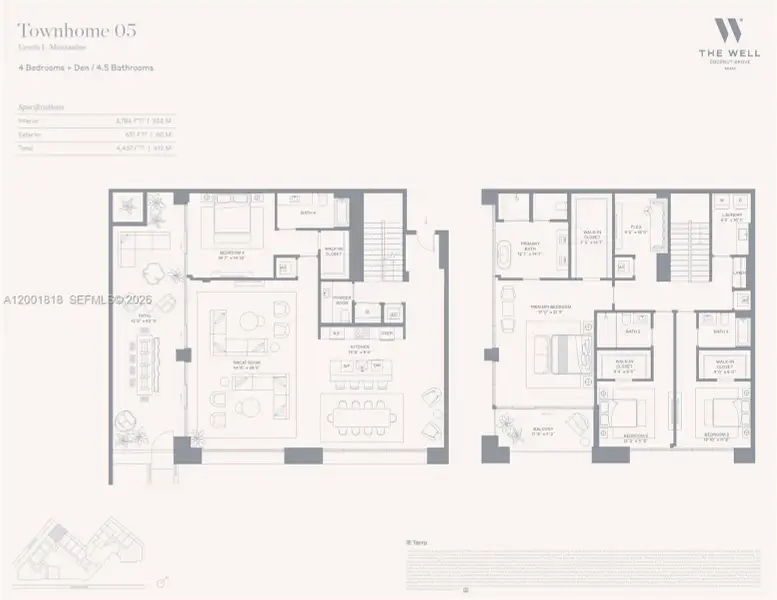 2D floor plan layout of this home in , Miami, FL (Image 4).