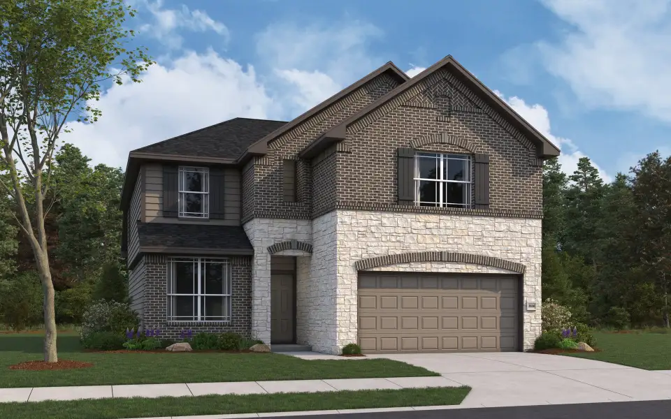 Rendering of floor plan. Colors and features may differ from shown representation.