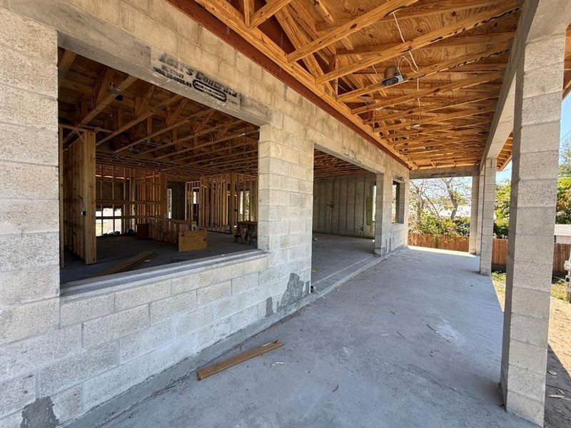 In-progress construction of a new home in , Tampa, FL (Image 10).