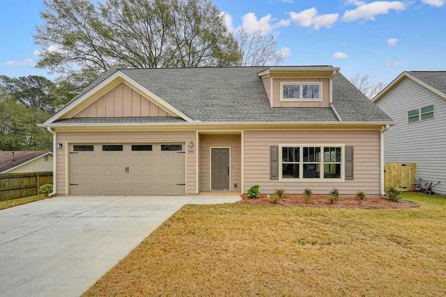 Front exterior of a new home in , Acworth, GA, highlighting curb appeal (Image 30).