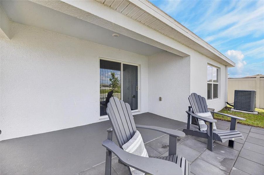 Exterior details and patio area of a home in Berry Bay, Wimauma (Image 21).