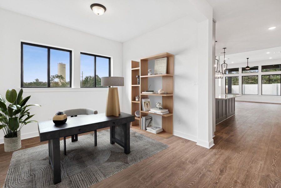 Virtually staged to give you the visual you need to see furniture placement and how the home can live.