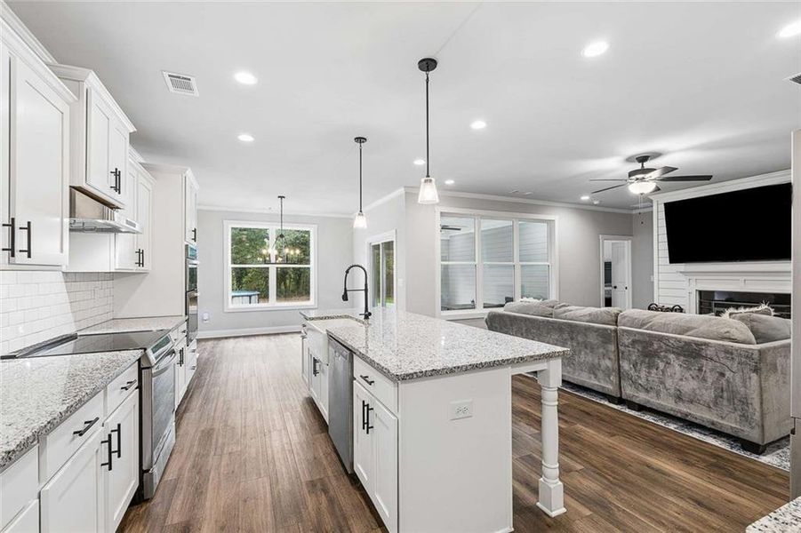 Furnished interior view inside a new home in , Covington (Image 33).