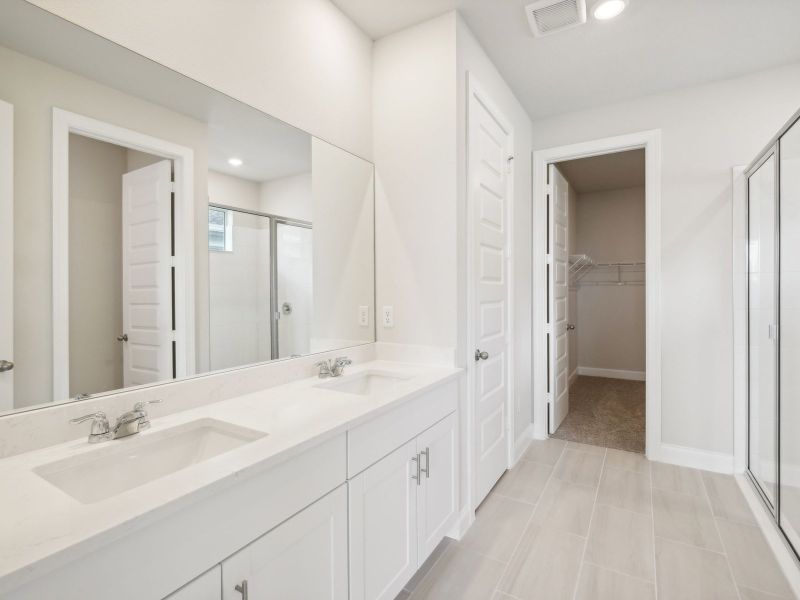 Primary Bathroom in the Bergamo floorplan at 11306 NW Firefly Court