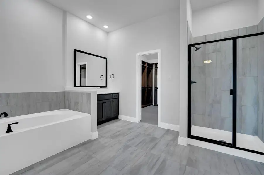 Furnished interior in a model home at Levante in Waxahachie (Image 5).