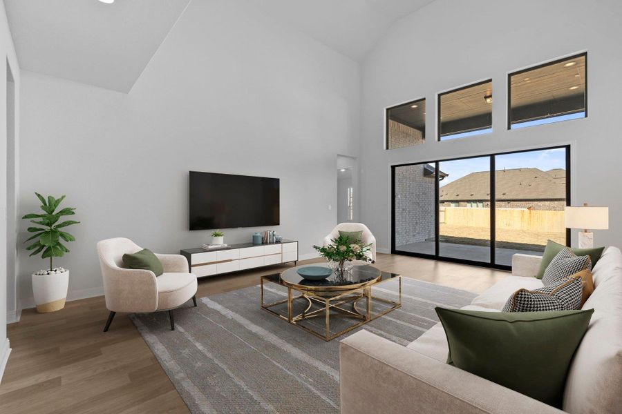 Open Concept Family Room - Virtually Staged Open Concept Family Room - Virtually Staged