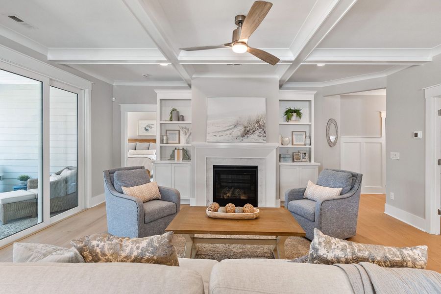 Furnished interior view inside a new home in Osprey Landing, Southport (Image 14).