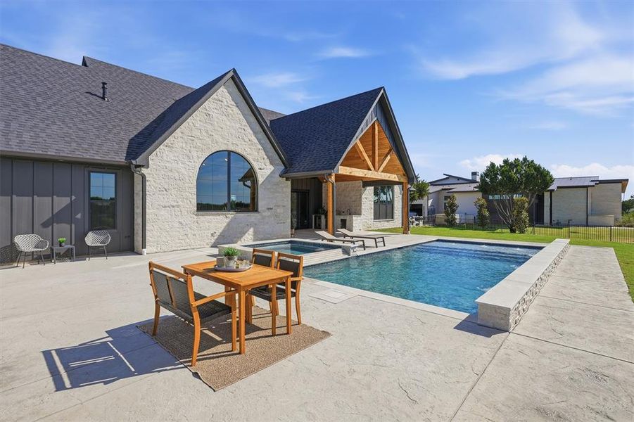 Exterior details and patio area of a home in , Cresson (Image 23). Exterior details and patio area of a home in , Cresson (Image 23).