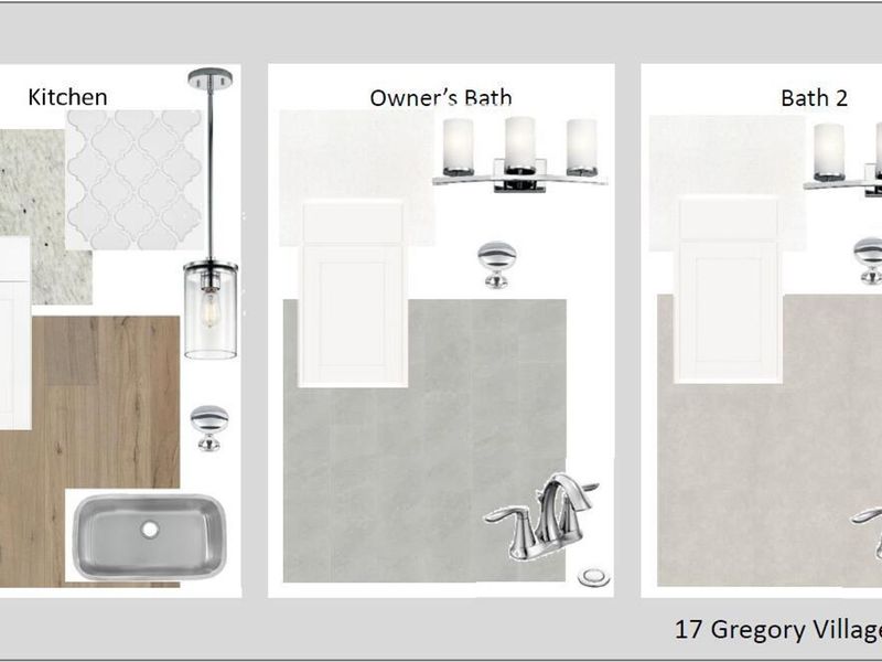 Sample of building materials used in homes in Gregory Village, Lillington (Image 22).