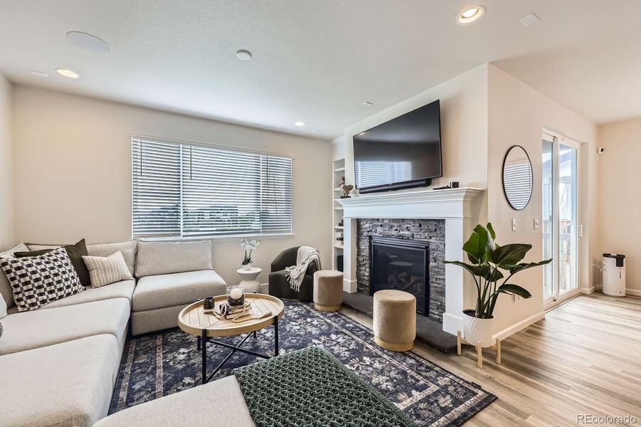 Furnished interior view inside a new home in Haskins Station, Arvada (Image 13).