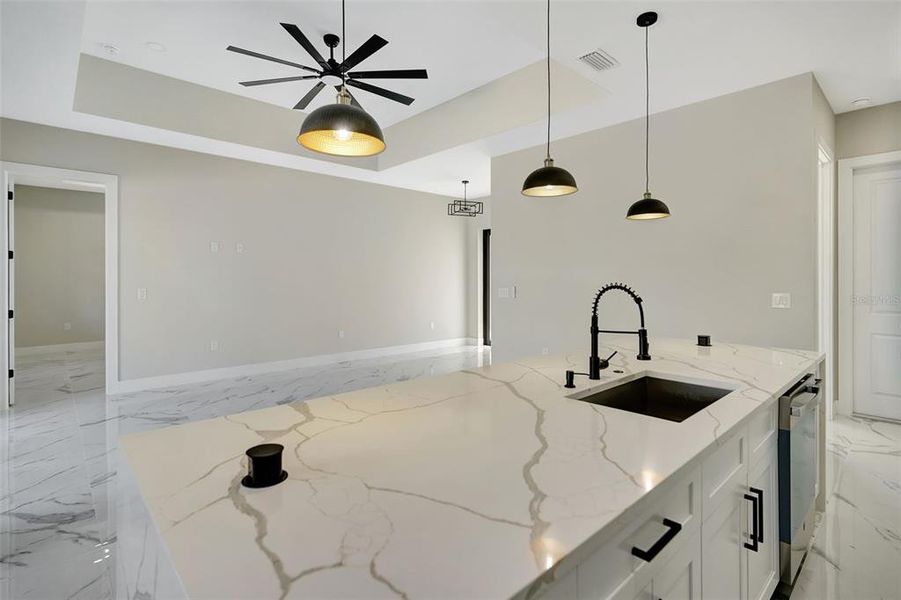 Furnished interior view inside a new home in , Rotonda West (Image 12).