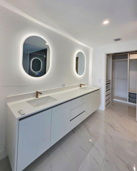 Furnished interior view inside a new home in , Miami (Image 5).