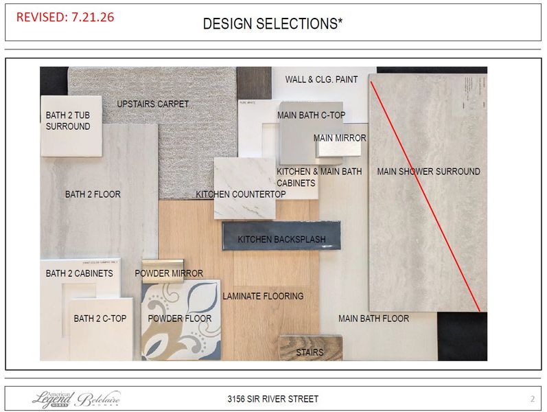 Representative photo of design selections for 3156 Sir River Street Representative photo of design selections for 3156 Sir River Street