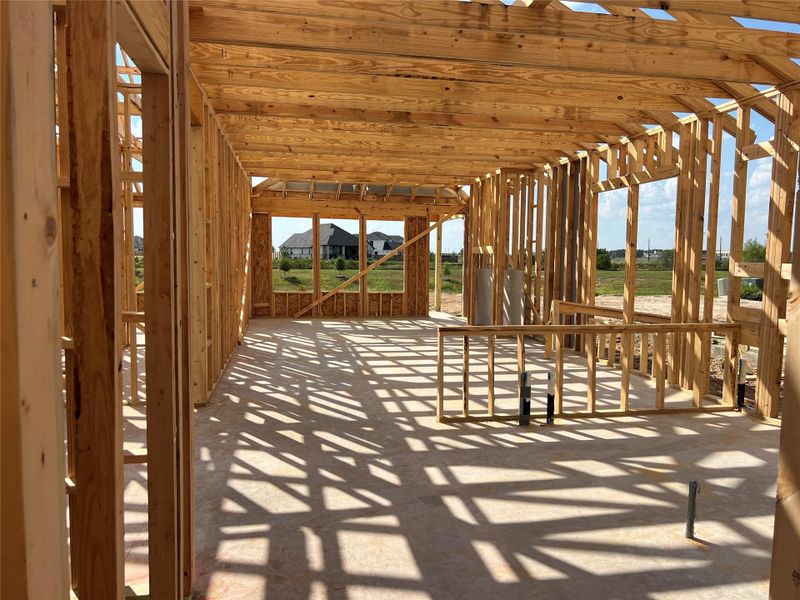 In-progress construction of a new home in , Katy, TX (Image 3).