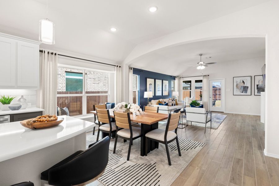 Representative furnished interior of a home built from the Concept 2065 by Risewell Homes in Summer Crest, Fort Worth (Image 11).