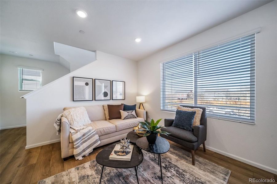 Furnished interior view inside a new home in , Commerce City (Image 11).