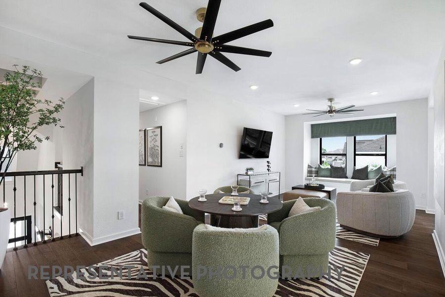 Furnished interior view inside a new home in Meridiana, Manvel (Image 20).