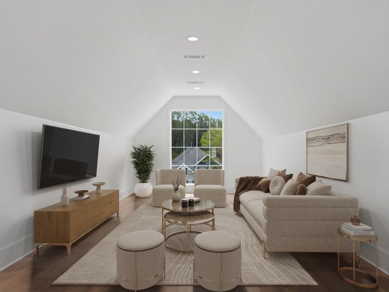 Furnished interior view inside a new home in , Canton (Image 16).