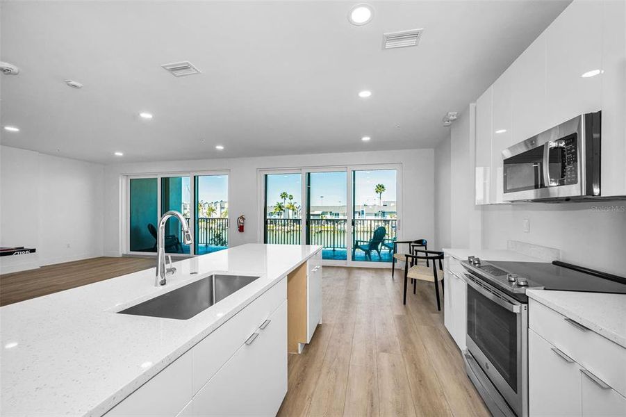 Furnished interior view inside a new home in , Madeira Beach (Image 59).