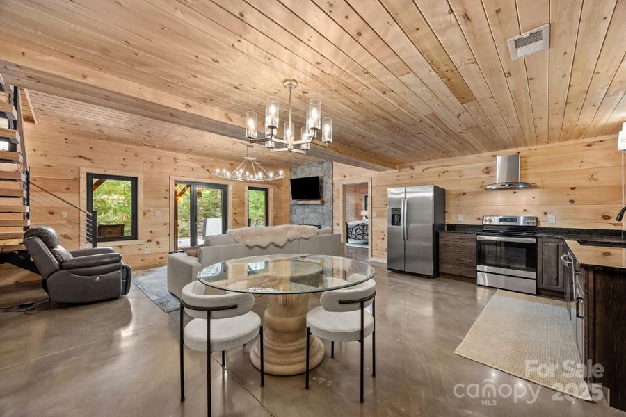 Furnished interior view inside a new home in , Zirconia (Image 21).