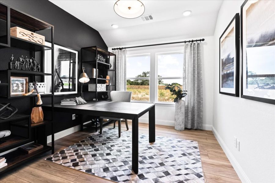 Furnished interior view inside a new home in Meadow Run, Melissa (Image 15).