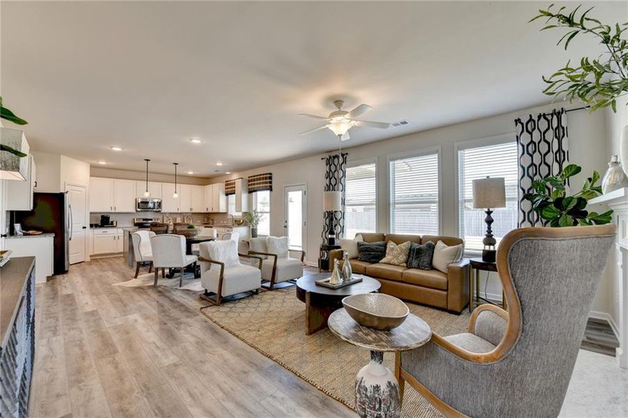 Furnished interior view inside a new home in , Auburn (Image 16).